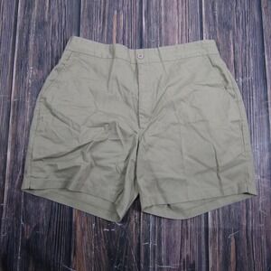McGregor Shorts Mens L 36 Tan Khaki Twill Elastic Back Casual EW-840